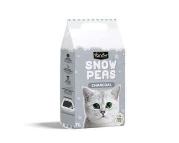 Kit Cat Snow Pea Cat Litter Charcoal 7L (Bundle of 6)
