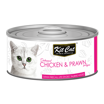 Kit Cat Deboned Chicken & Prawn Wet Cat Food Topper 80g