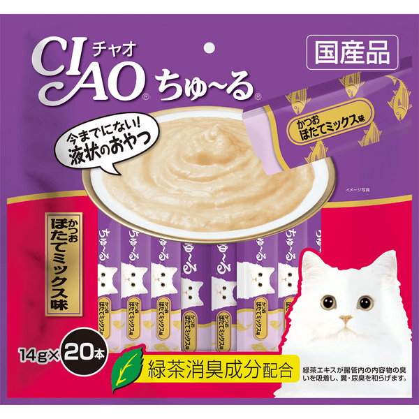 Ciao Churu Tuna & Scallop Liquid Cat Treats 280g (20pc/pack)