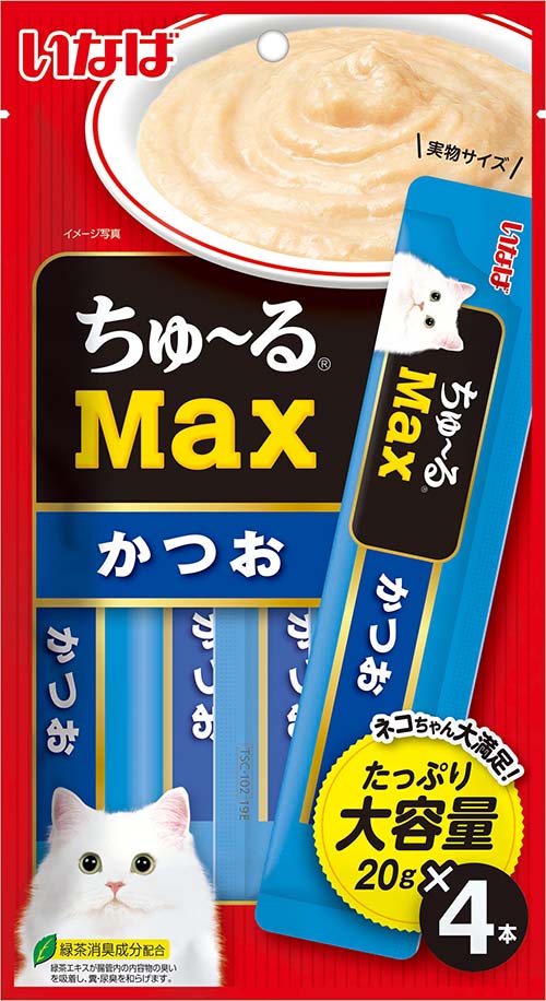 Ciao Churu MAX Katsuo Liquid Cat Treats 80g (4pc/pack)