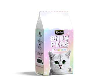 Kit Cat Snow Pea Cat Litter Confetti 7L (Bundle of 6)