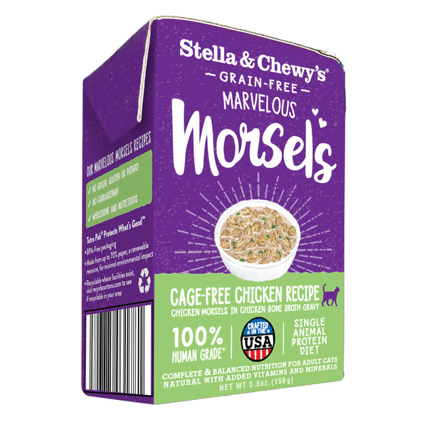 Stella & Chewy’s Marvelous Morsels Cage-Free Chicken Wet Cat Food 5.5oz