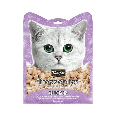 [5 for $16.50] Kit Cat Freeze Bites Chicken Freeze Dried Cat Treats 15g