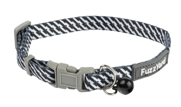 Fuzzyard Cat Collar (Tabbytooth Black/White)