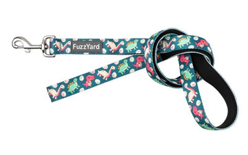 FuzzYard Dog Lead (Dinosuar Land)