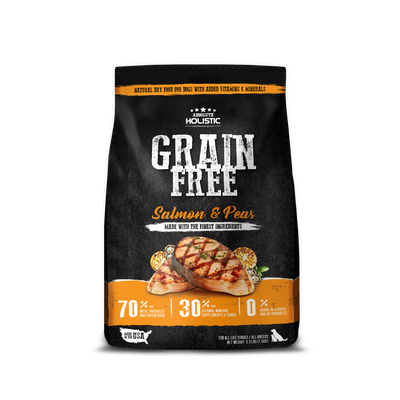 [FREE Bisque & Bundle Deal] Absolute Holistic Grain Free Salmon & Peas Dog Dry Food (2 Sizes)