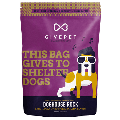 GivePet Doghouse Rock Grain-Free Cookie Dog Treats