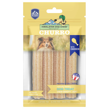 Himalayan Pet Supply Churro Cheese with Chicken Dog Chew Soft Density Treats