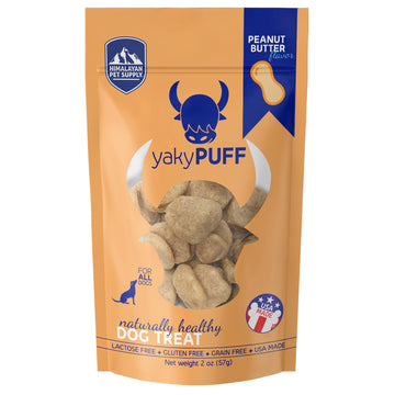 Himalayan Pet Supply YakyPuff Cheese with Peanut Butter Dog Chew Treats