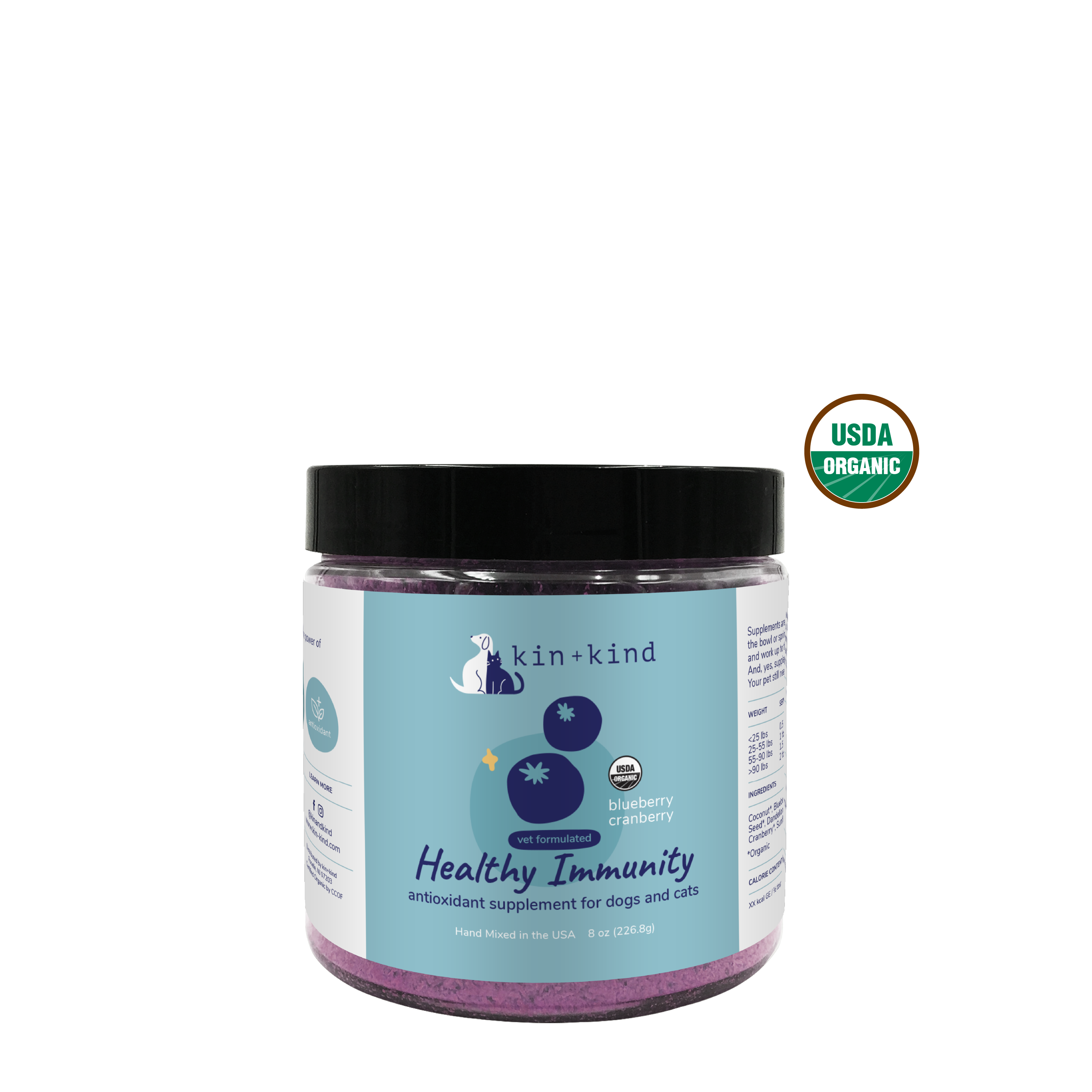 Kin+Kind Organic Healthy Immunity Supplement (2 Sizes) – Mr Pawsome