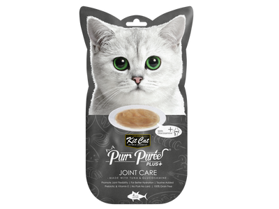 [As Low As $3.30 Each] Kit Cat Purr Puree Plus+ Tuna & Glucosamine (Joint Care) Cat Treat 60g