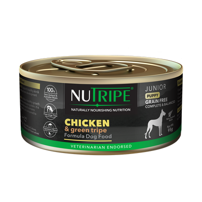 Nutripe Junior Chicken & Green Tripe Formula Puppy Canned Food