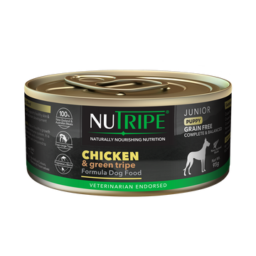 Nutripe Junior Chicken & Green Tripe Formula Puppy Canned Food