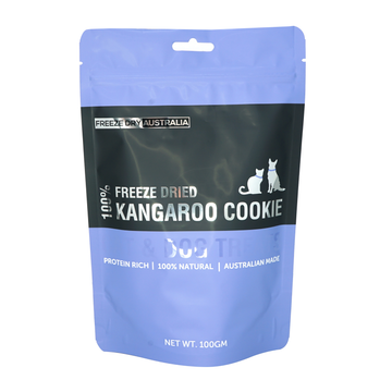 Freeze Dry Australia Freeze Dried Kangaroo Cookie Cat and Dog Treats 100g