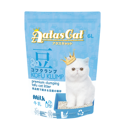 Aatas Cat Kofu Klump Tofu Cat Litter Milk 6L