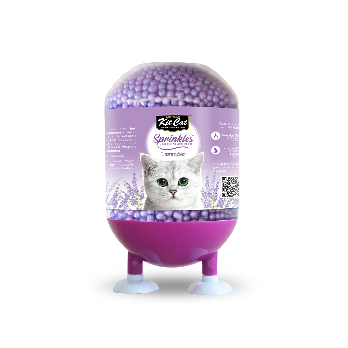 Kit Cat Sprinkles Lavender Cat Litter Deodoriser 240g