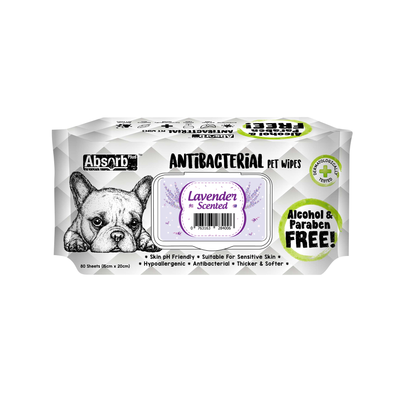 [As Low As $3.48 Each] Absorb Plus Lavender Antibacterial Pet Wipes