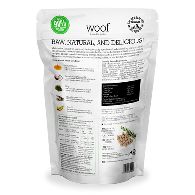 [FREE Treat + Bundle Deal] WOOF Freeze Dried Duck Raw Dog Food 280g