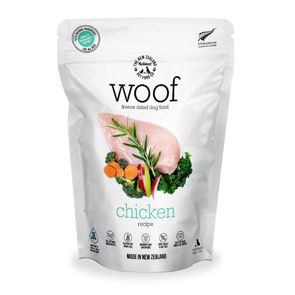 [Bundle Deal] WOOF Freeze Dried Chicken Raw Dog Food 280g
