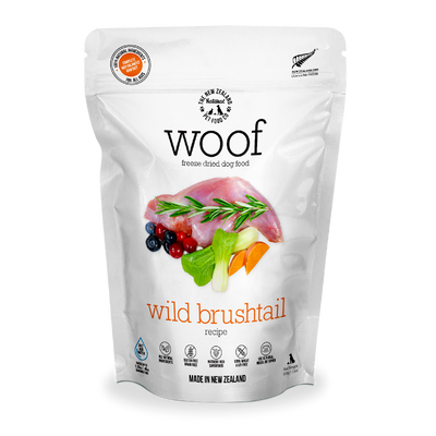 [Bundle Deal] WOOF Freeze Dried Wild Brushtail Raw Dog Food 280g