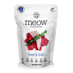 Meow Freeze Dried Raw Beef & Hoki Cat Food 280g
