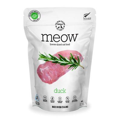 [FREE Treat + Bundle Deal] MEOW Freeze Dried Duck Raw Cat Food 280g