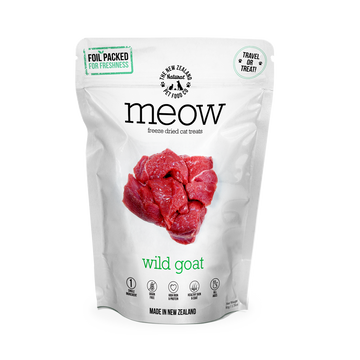 Meow Freeze Dried Raw Wild Goat Cat Treats 50g