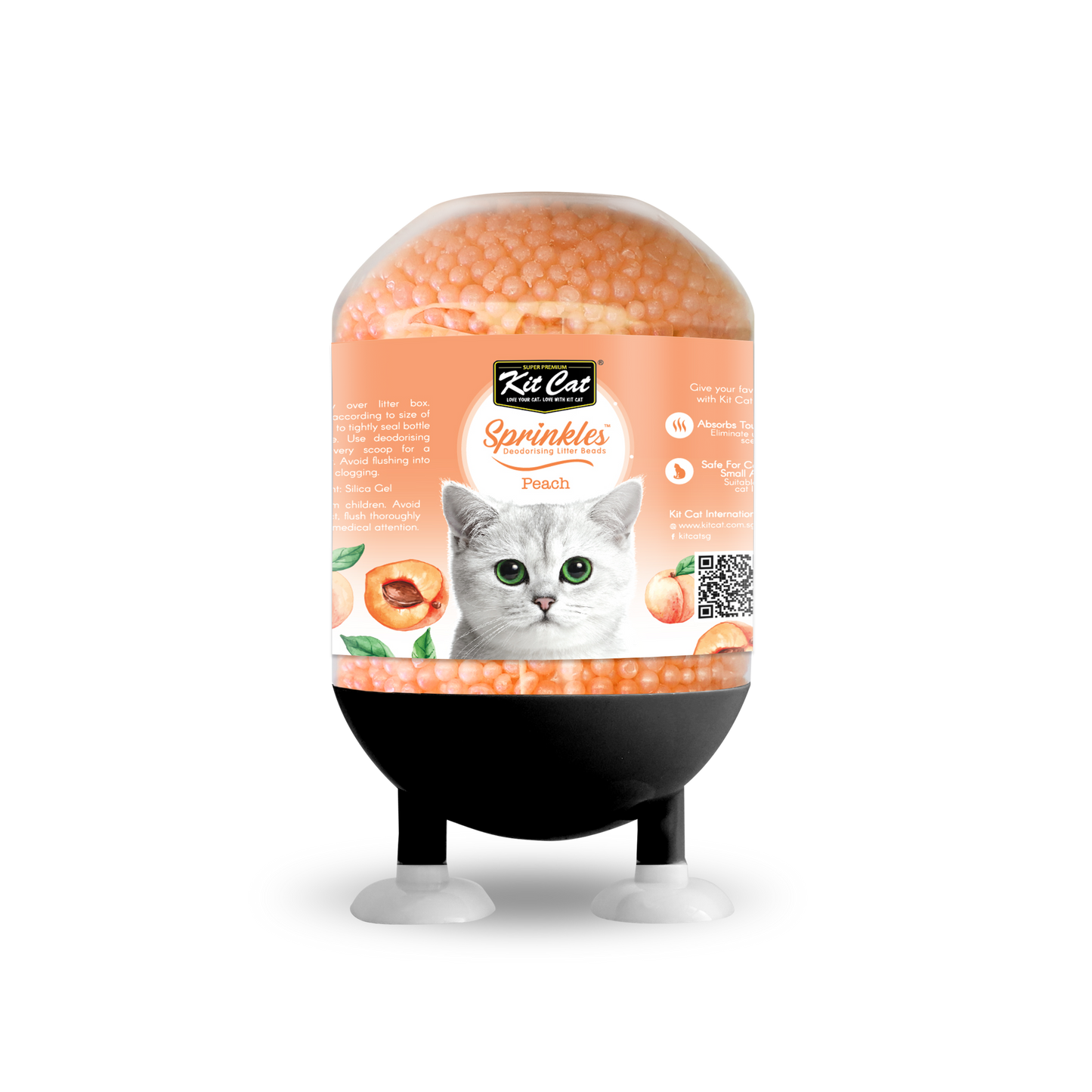 Kit Cat Sprinkles Peach Cat Litter Deodoriser 240g
