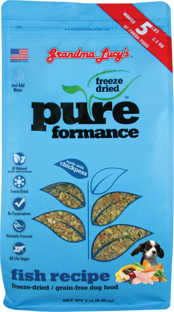 Grandma Lucy's Pureformance Fish Grain-Free Freeze Dried Dog Food
