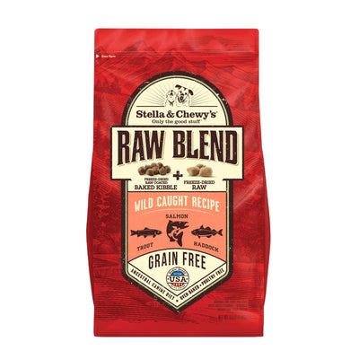 Stella & Chewy's Raw Blend Wild Caught (Trout, Salmon & Haddock) Dog Food (2 Sizes)