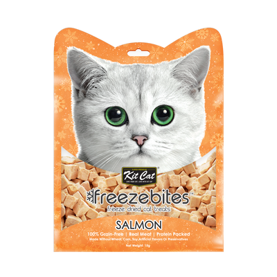 [5 for $16.50] Kit Cat Freeze Bites Salmon Freeze Dried Cat Treats 15g