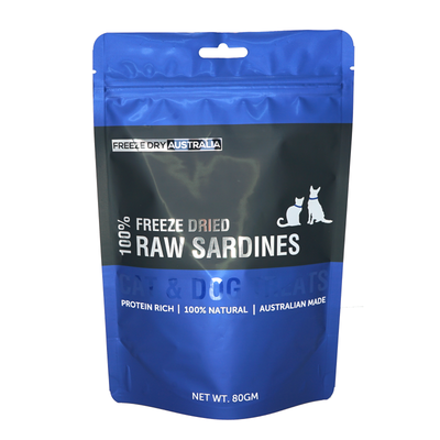 Freeze Dry Australia Freeze Dried Sardines Cat and Dog Treats 80g