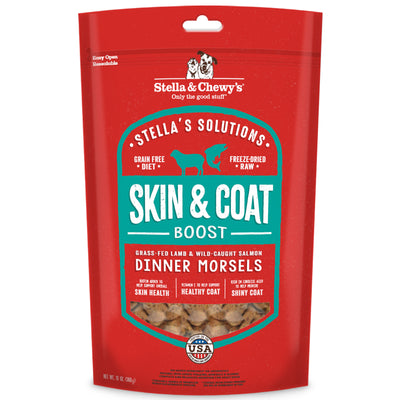 Stella & Chewy's Stella's Solutions Skin & Coat Boost Freeze Dried Dog Food (2 Sizes)