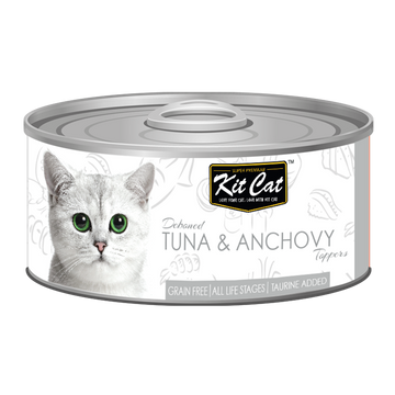 Kit Cat Deboned Tuna & Anchovy Wet Cat Food Topper 80g