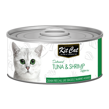 Kit Cat Deboned Tuna & Shrimp Wet Cat Food Topper 80g
