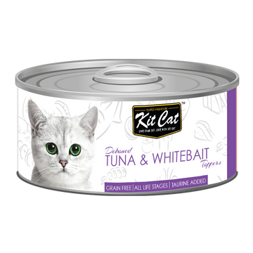 Kit Cat Deboned Tuna & Whitebait Wet Cat Food Topper 80g