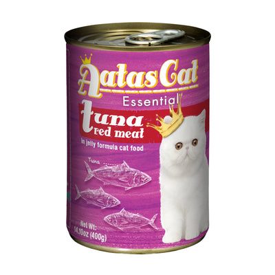 Aatas Cat Essential Tuna Red Meat in Jelly Cat Food 400g