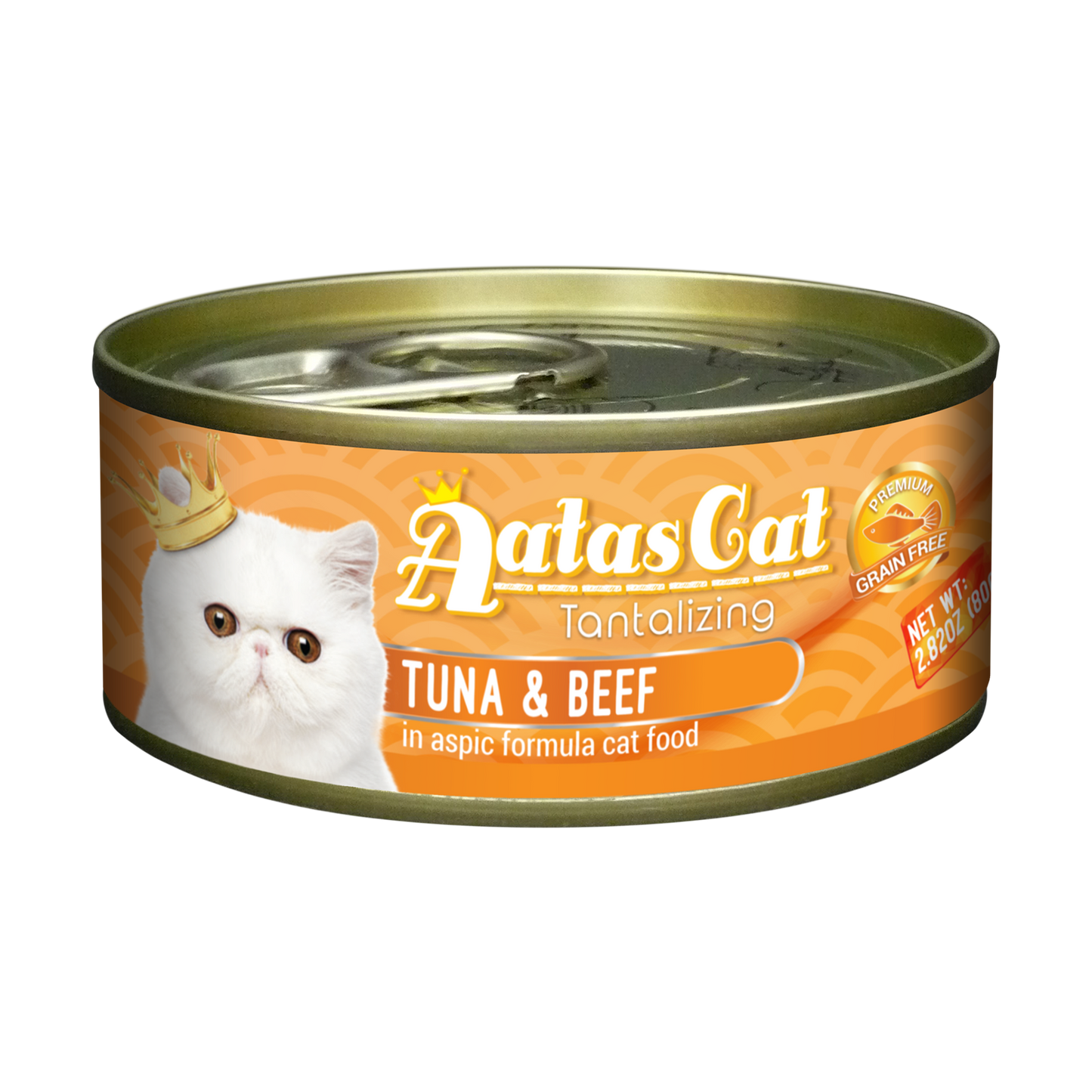 Aatas Cat Tantalizing Tuna & Beef Cat Canned Food 80g