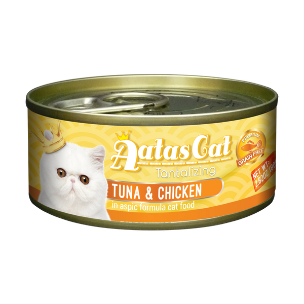 Aatas Cat Tantalizing Tuna & Chicken Cat Canned Food 80g