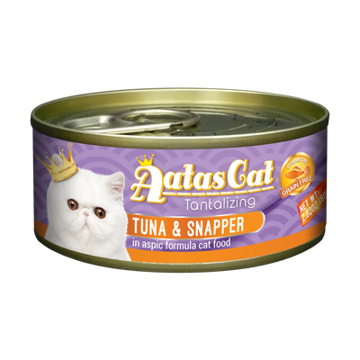 Aatas Cat Tantalizing Tuna & Snapper Cat Canned Food 80g