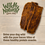 Fruitables Wildly Natural Whole Jerky Thick Cut Bacon Dog Treats 5oz