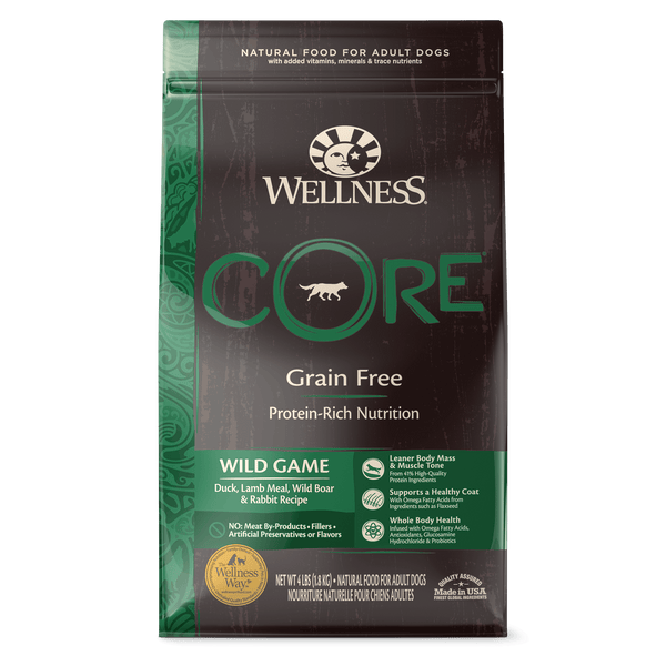 Wellness CORE Grain Free Wild Game Dry Dog Food (2 Sizes)