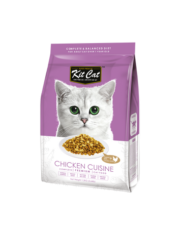 Kit Cat Chicken Cuisine Dry Cat Food (2 Sizes)