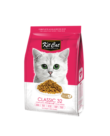Kit Cat Classic 32 Dry Cat Food (3 Sizes)
