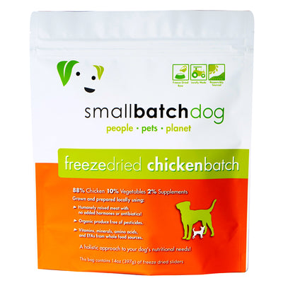 Smallbatch Freeze Dried Chicken Batch Sliders Dog Food 14oz